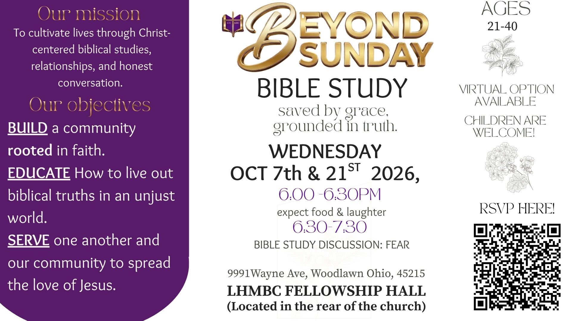 Beyond Sunday bible study